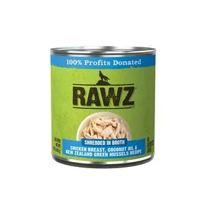 12/10oz Rawz Dog Shred Chicken/Coconut - Health/First Aid